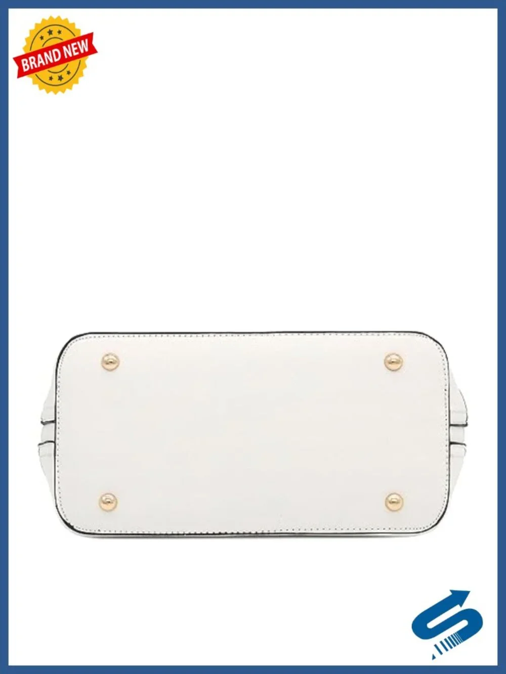 Saffiano Classic Dome Satchel with Gold Tone Hardware